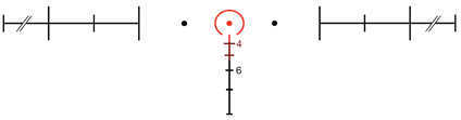 Trijicon ACOG 4X32 .223 BAC Hs/Dot Red Ta31H | Ta51 Mount