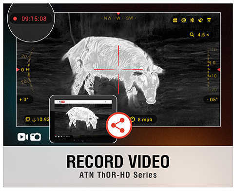 ATN Thor HD 1.25-5X Thermal Weapon Sight 384X288 19MM