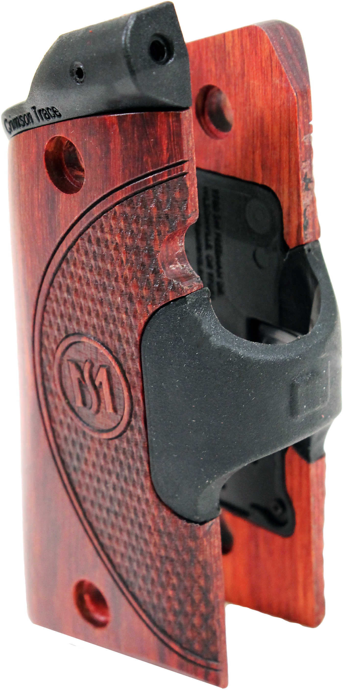 Crimson Trace Corporation Master Series LaserGrip  Government/Commander Natural Rosewood Micro-Compact Diode Fits Am