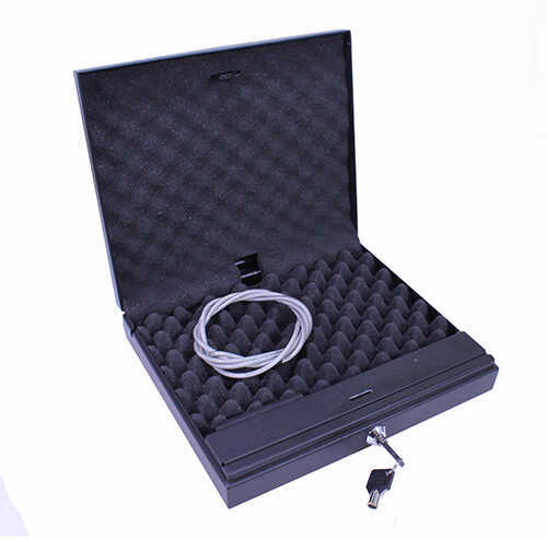 Bulldog BD4055B Magnum Top Load Pistol Safe Biometric Fingerprint ID 16 Gauge Steel Black