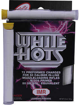 IMR White Hot Pellets 50 Gr-50 Cal. 72 charges/Pack