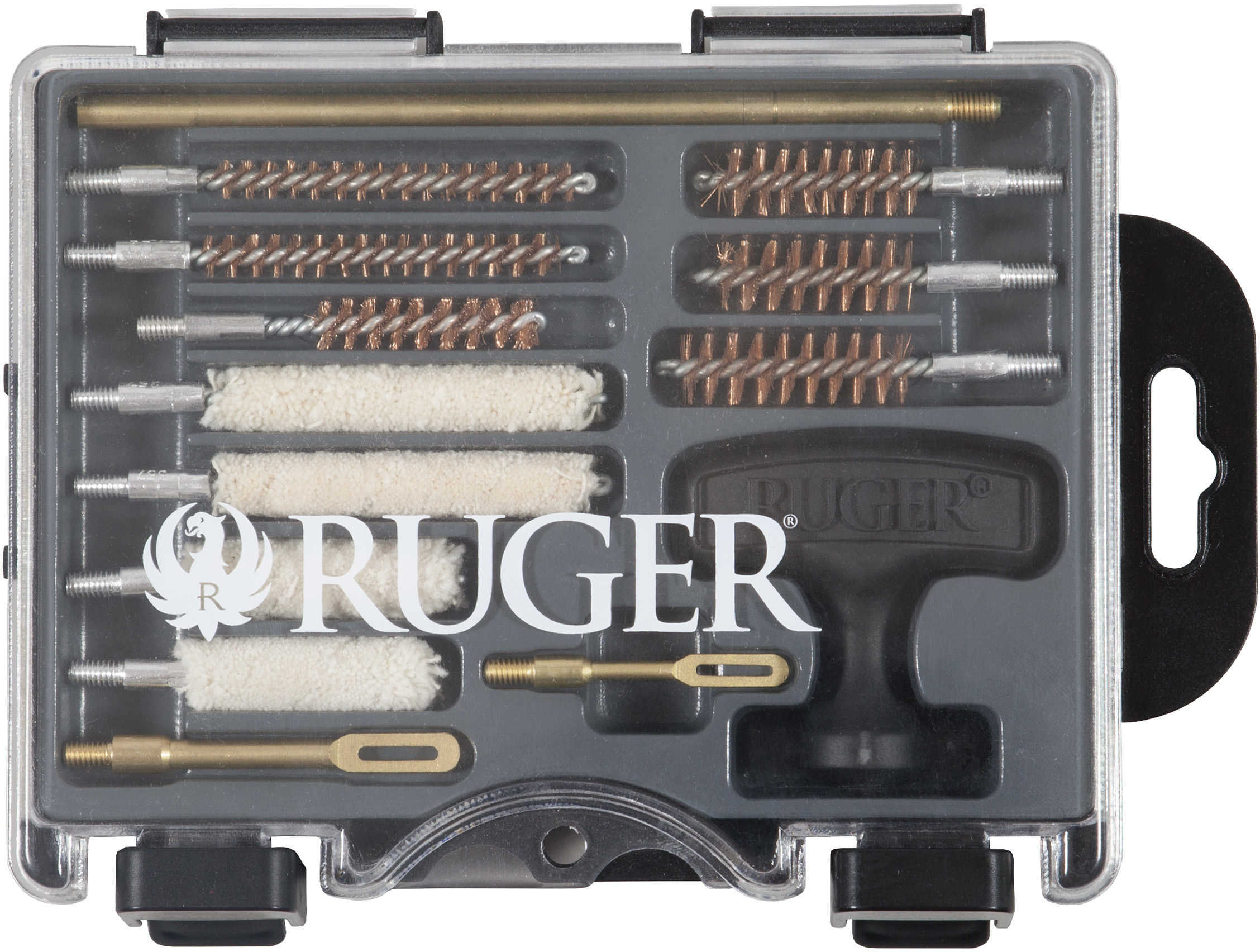 Allen Ruger Compact Handgun Cleaning Kit 14 Piece 38 Special-45 Acp Molded Case 27821
