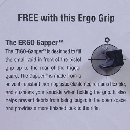 Ergo Grip 2 SureGrip Flat Top Fits AR-15/M16/AR-10 Black 4014-BK