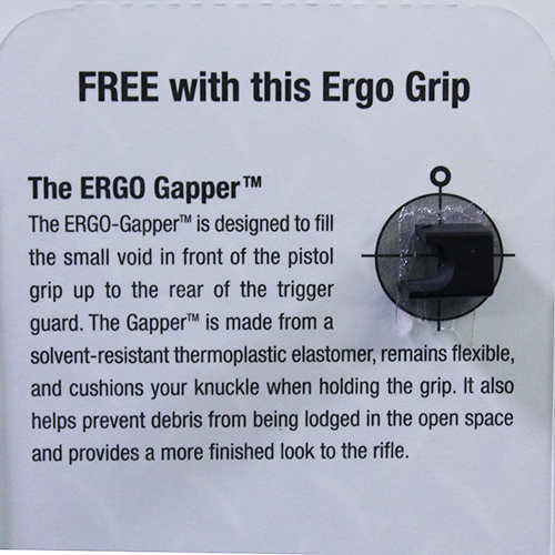 Ergo Grip 2 SureGrip Flat Top Fits AR-15/M16/AR-10 Graphite Grey 4014-GG