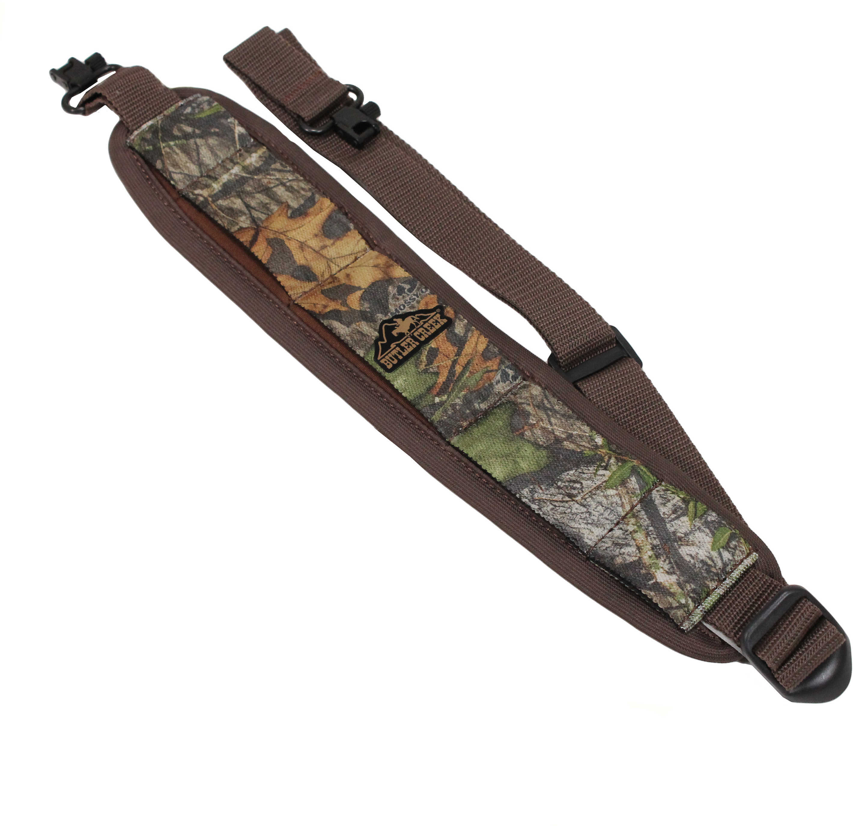Butler Creek 181018 Comfort Stretch Rifle with Swivel 44" x 2.5" 1" Neoprene Mossy Oak Obsession