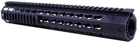 NCStar VMARFFKMM AR 15 KeyMod Handguard Free Float 13" Aluminum Black Anodized