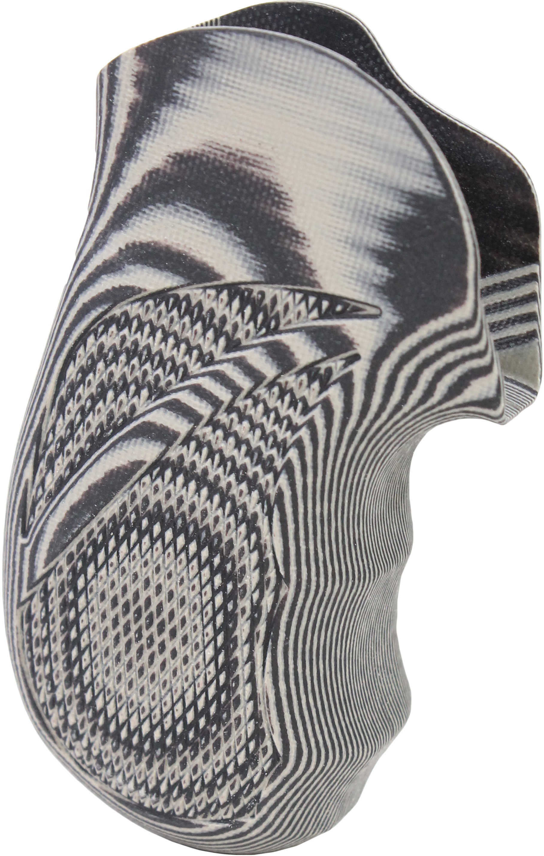 Pachmayr 61232 G10 Tactical Grips Ruger LCR Laminate Checkered Gray/Black