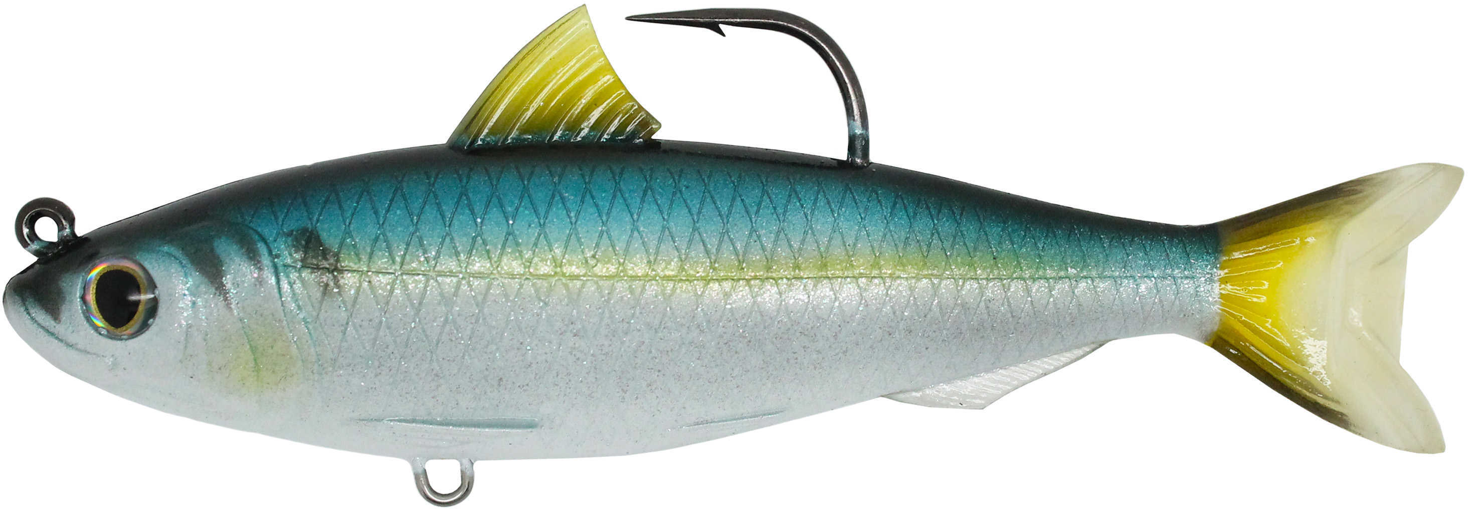 LT HERRING SWIMBAIT 4.5" BLUE/BLK