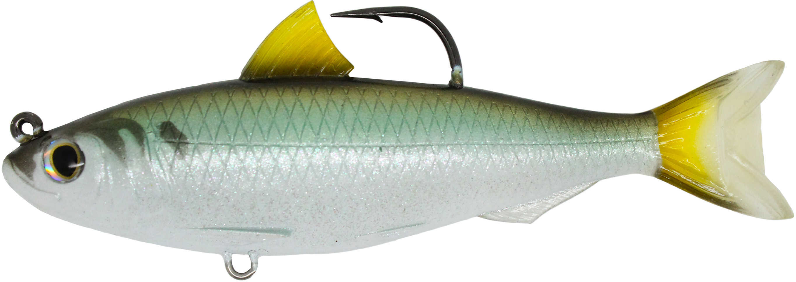 LT HERRING SWIMBAIT 4.5" GRN/BRONZE