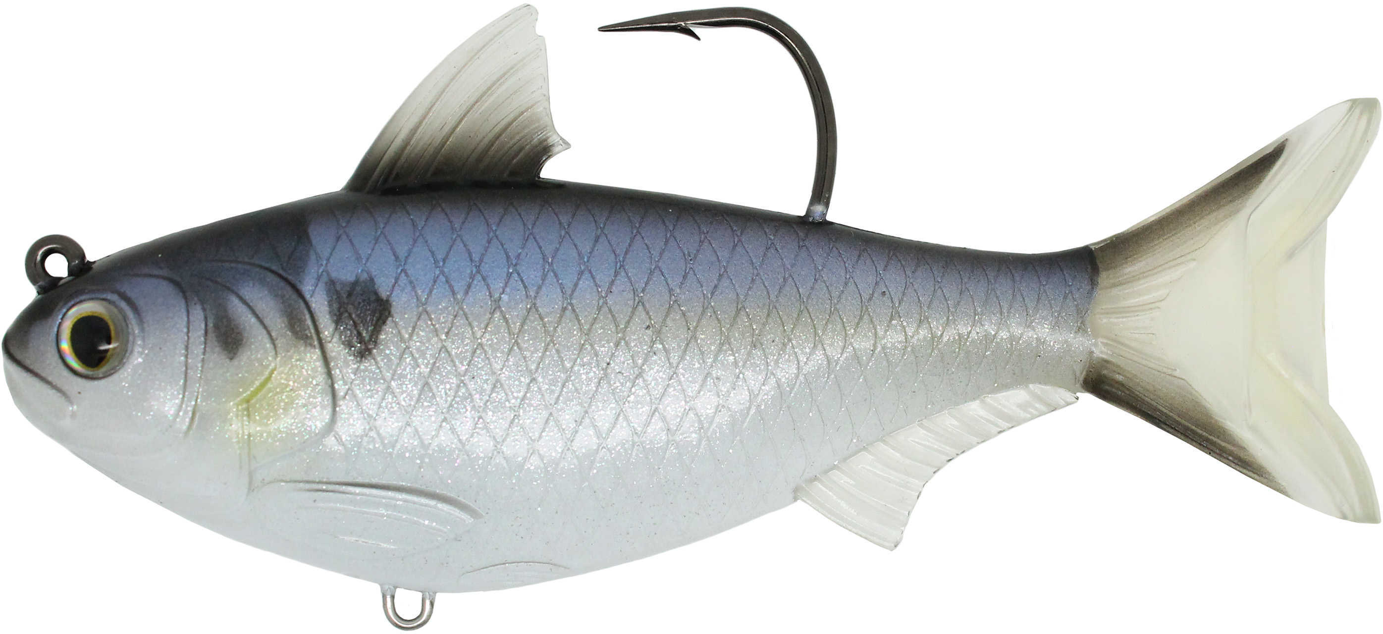 LT GIZZ. SHAD SWIMBAIT 4.5" VIO/BLK