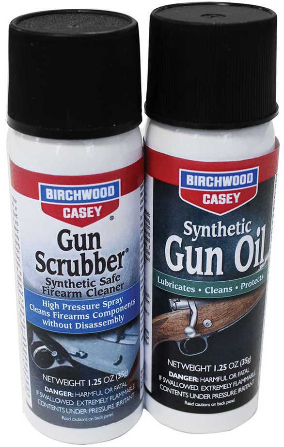 Birchwood Casey 33329 Gun Scrubber Oil Aerosol Combo