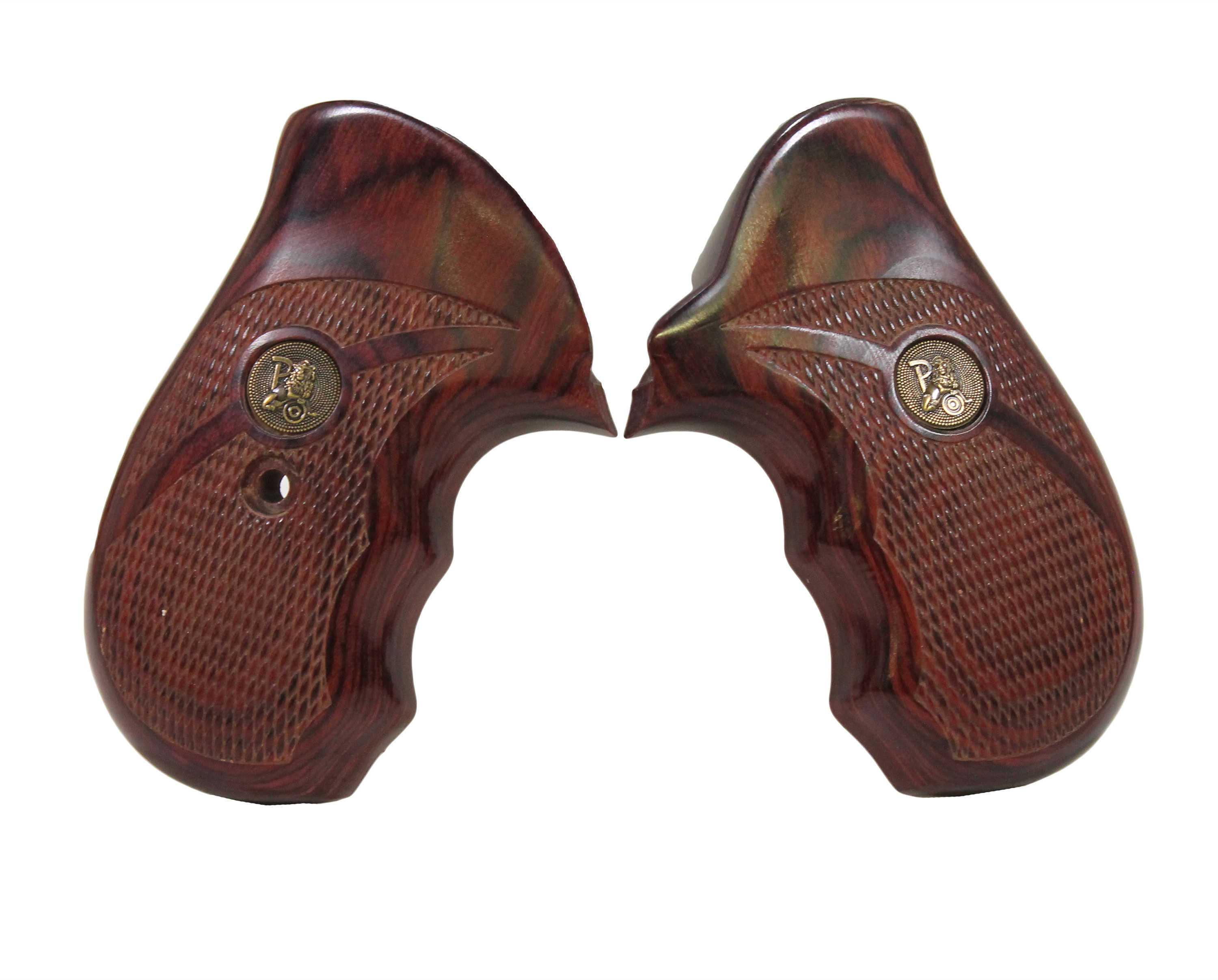 Pachmayr Laminated Wood Grips Taurus 85 Rosewood Checkered