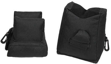 Lyman Crosshair Shooting Bag Combo Front & Rear Black Nylon