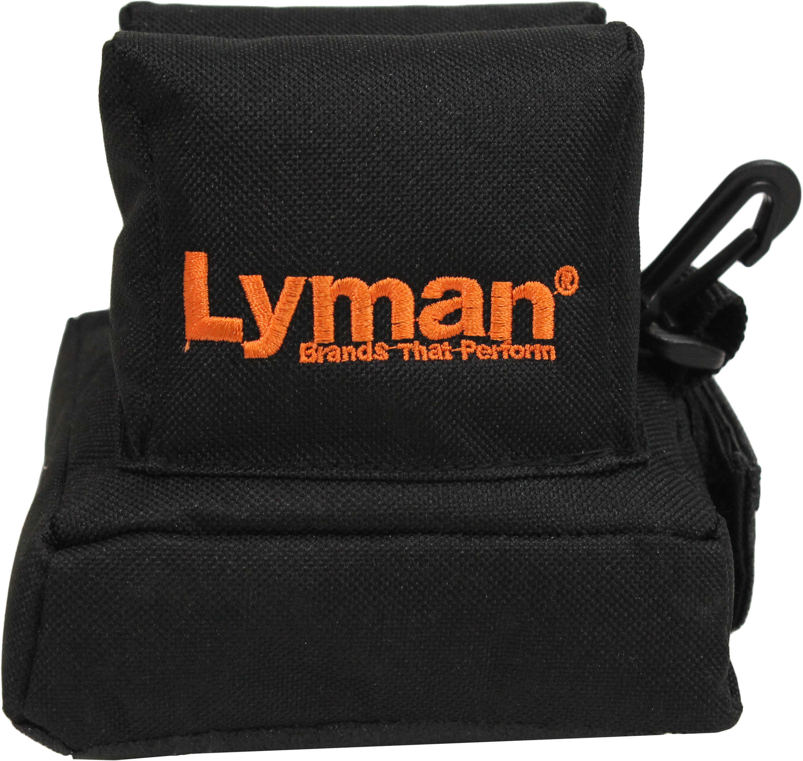 Lyman Crosshair Rear Shooting Bag Filled Black Nylon