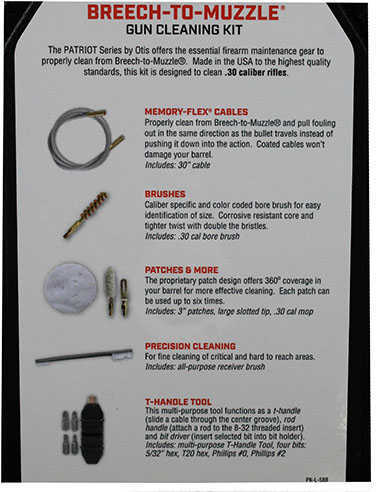 Otis Patriot .30 Caliber Rifle Cleaning Kit with Mini Tool