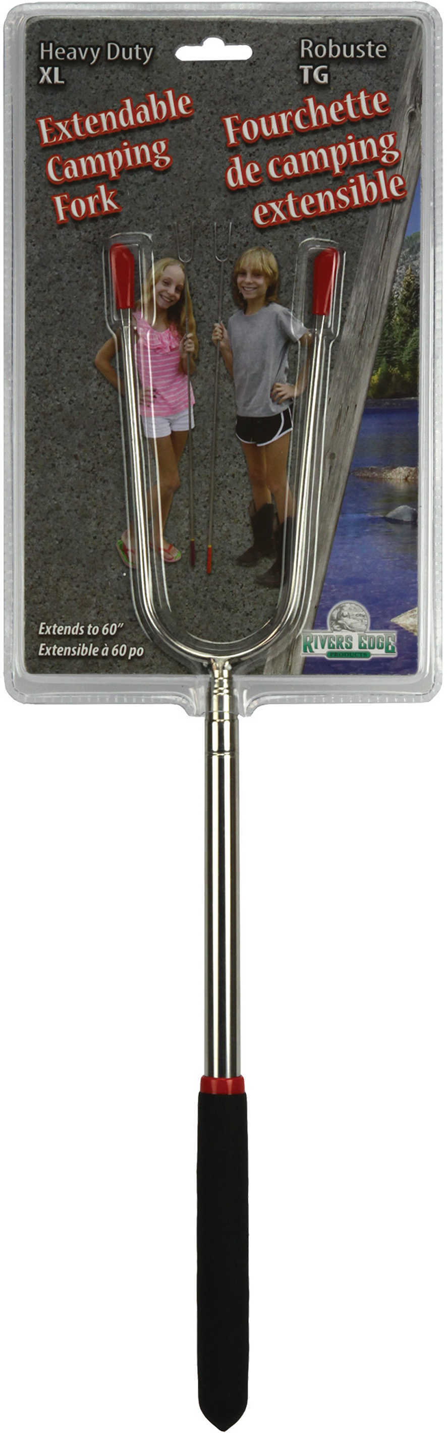 Rivers Edge Xl Heavy Duty Camp Fork 16"-60" Clam Pack