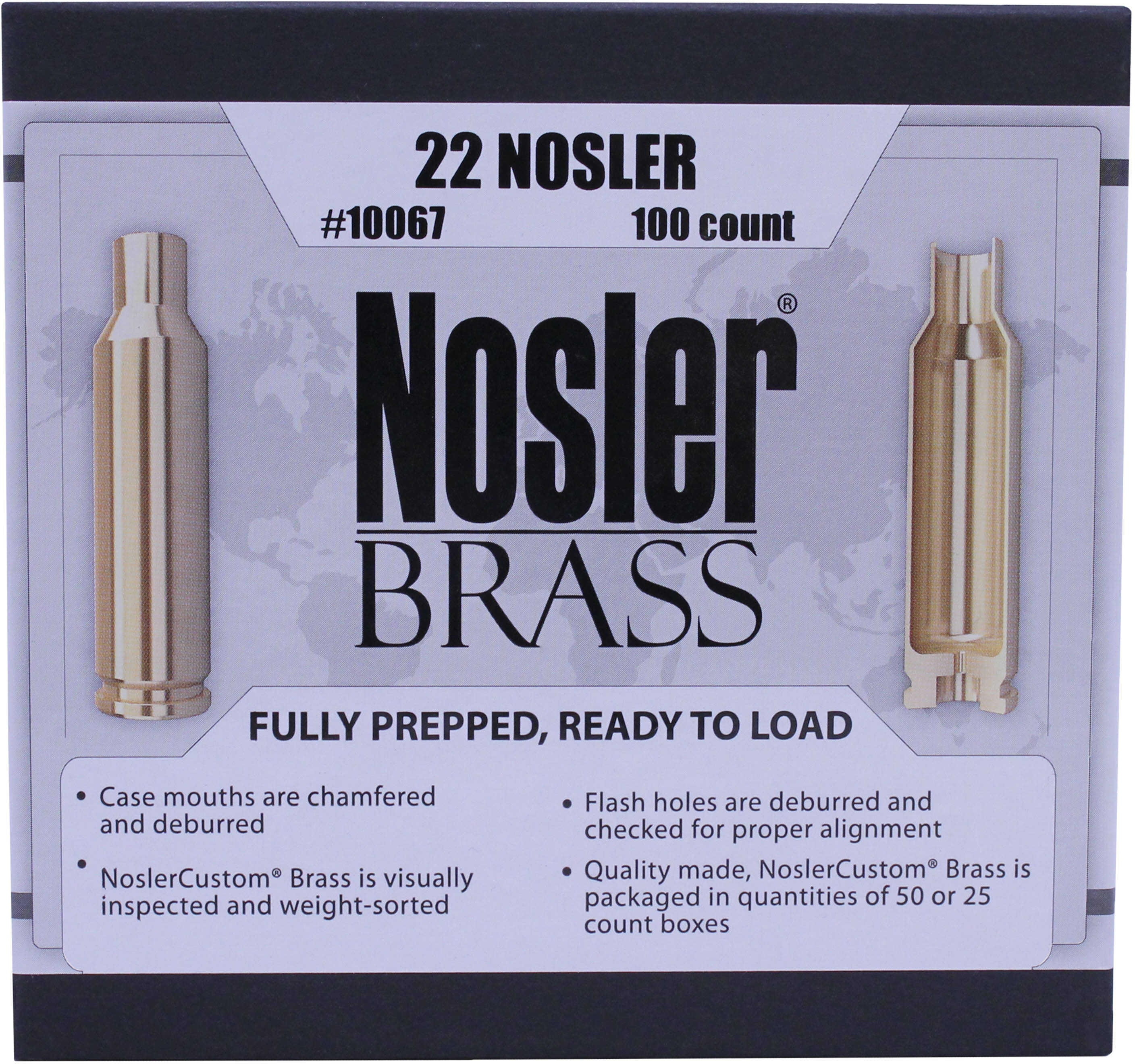 Nosler Brass 22 Nolsler 100/bx