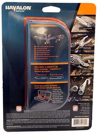 Havalon Knives Evolve Multi-tool Blaze Orange/Black
