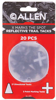Allen X Marks The Spot Trail Tacks White 20 pk. Model: 478