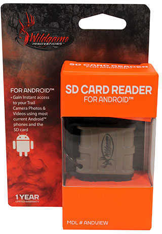 Wildgame Card Reader Android Model: ANDVIEW