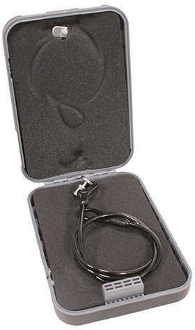 SnapSafe 75241 TrekLite Lock Box Extra Large Personal Safe Mechanical Dial Single Polycarbonate Black/Gray