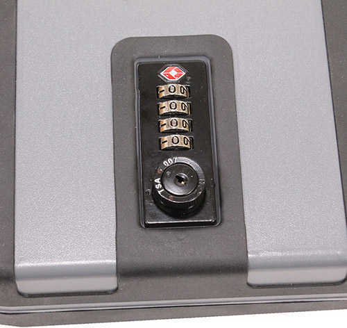 SnapSafe 75241 TrekLite Lock Box Extra Large Personal Safe Mechanical Dial Single Polycarbonate Black/Gray
