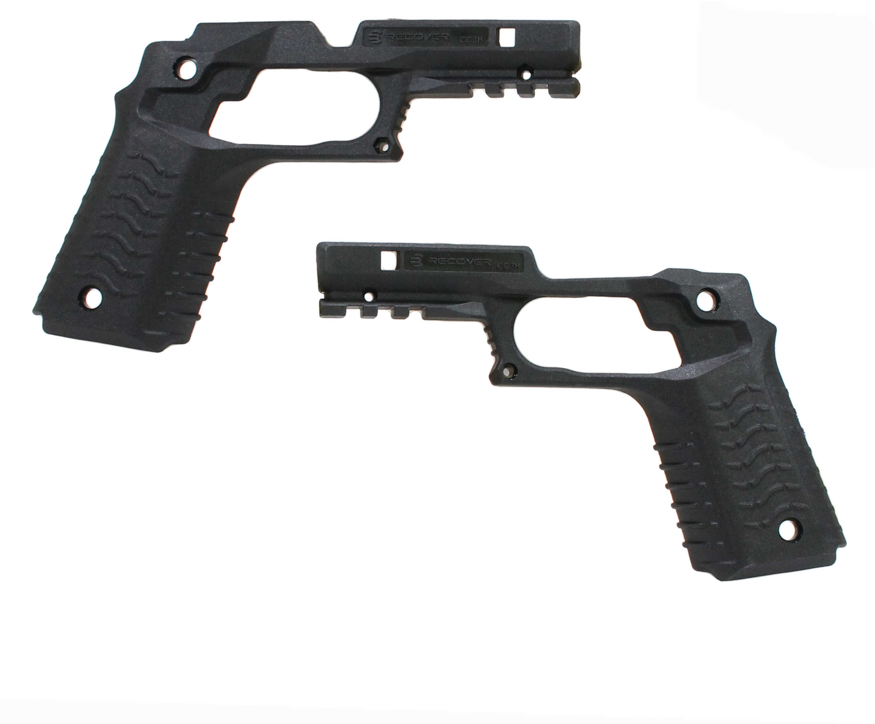 ReCover Tactical 1911 Grips with Intergrated Rail Adapter (Black)