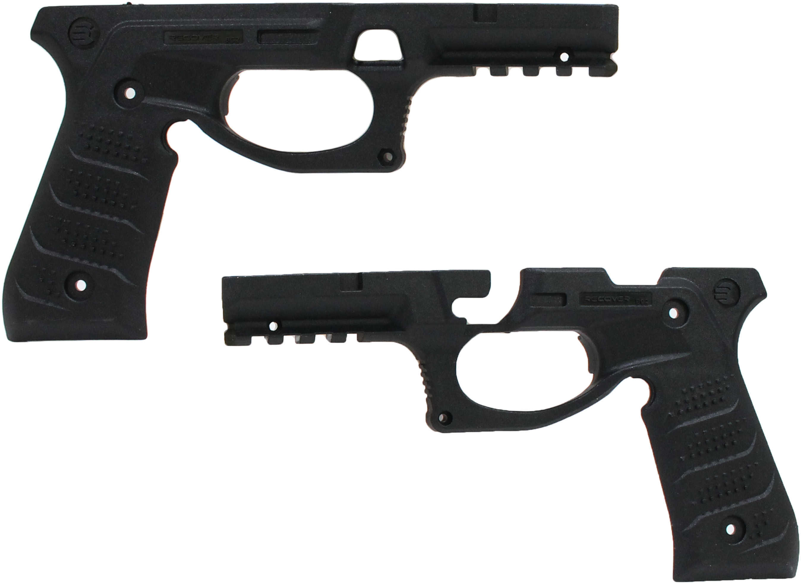 Recover Tact. Bc2 Beretta 92 Grip And Rail System Black