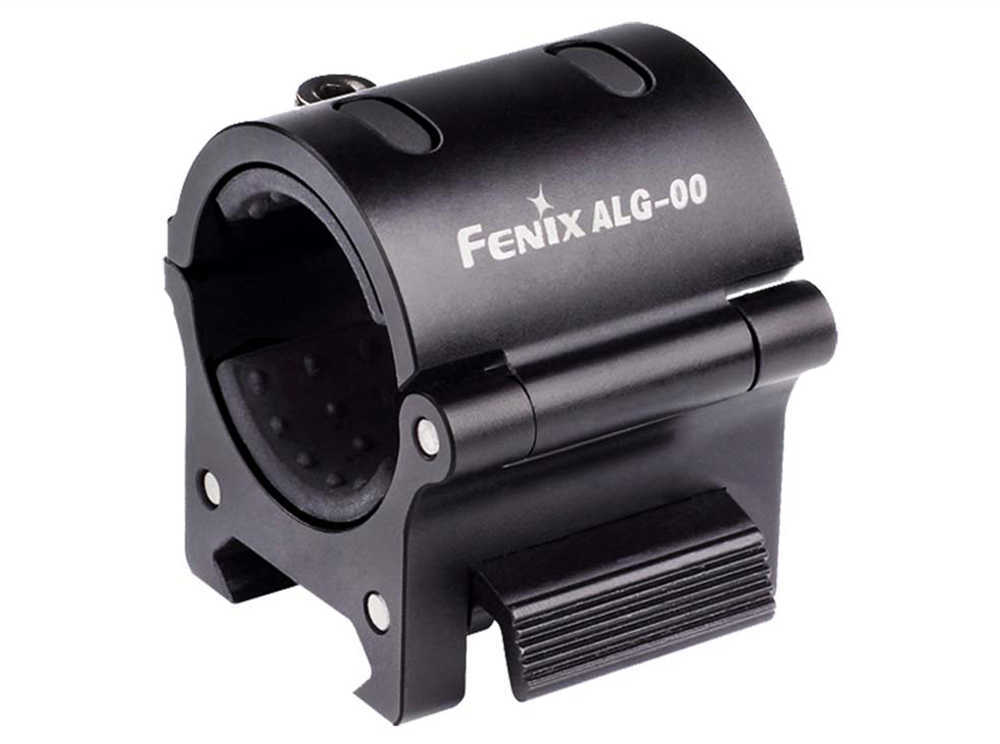 FENIX ALG-00 Picatinny Rail Mount Fits Any Flashlight with Diameter of 0.9"-1.02" Anodized Finish Black FX-ALG00