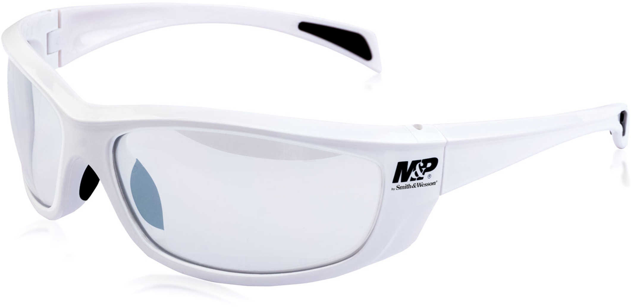 M&P Whitehawk Frame/Clear Mirror Lens Glasses