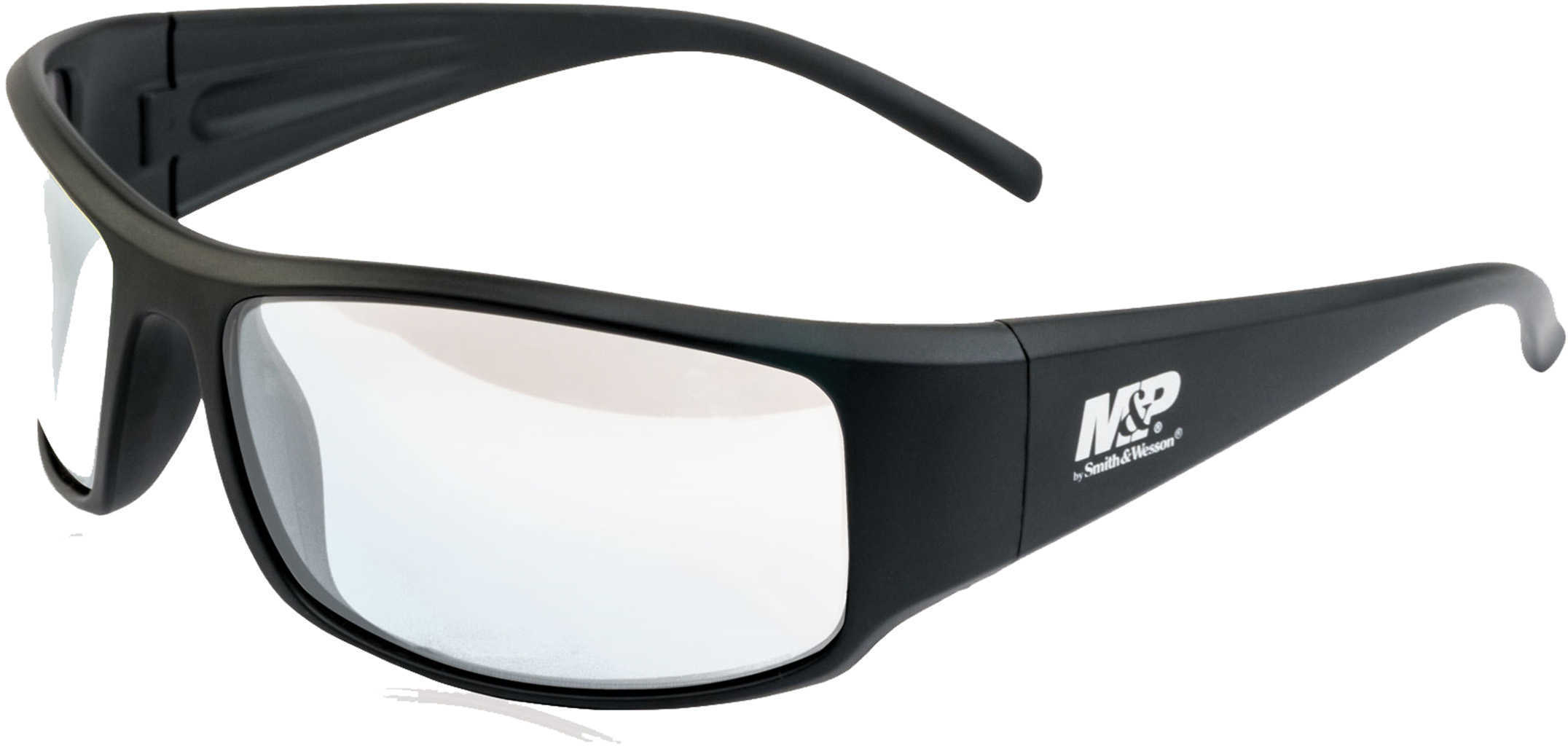 M and P Thunderbolt Full Frame Shooting Glasses Black/Clear