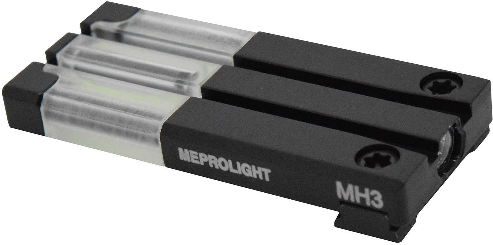Meprolight FT Bullseye Fiber Optic and Tritium Micro Pistol Sight Fits Glock MOS Green ML63105G