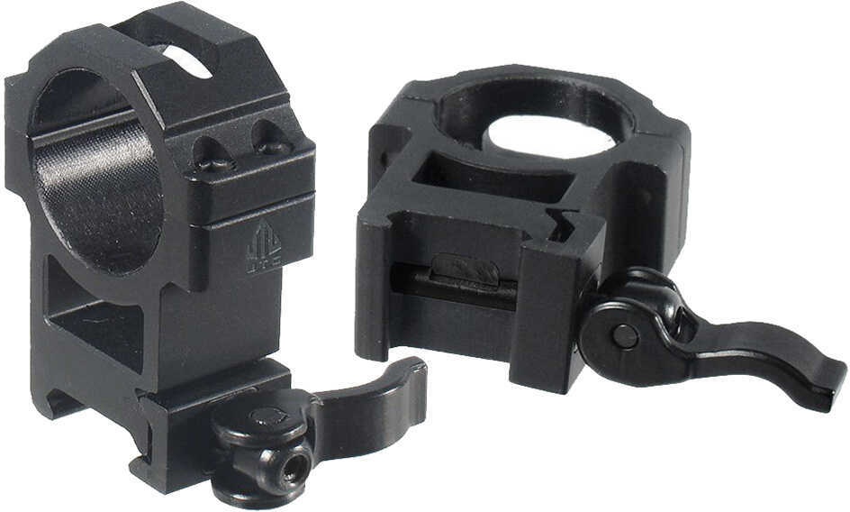 UTG Pro RQ2W3224 Hi Pro Ring Set 30mm Dia High Black