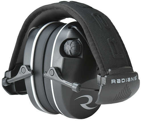 Radians R3200 Dual Mic Electronic Earmuff Black/Gray Finish R3200ECS