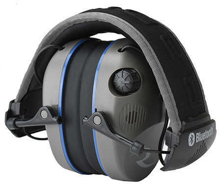 Radians R3700 Bluetooth Quad Microphone Electronic Earmuff Pewter/Black Finish R3700EECS