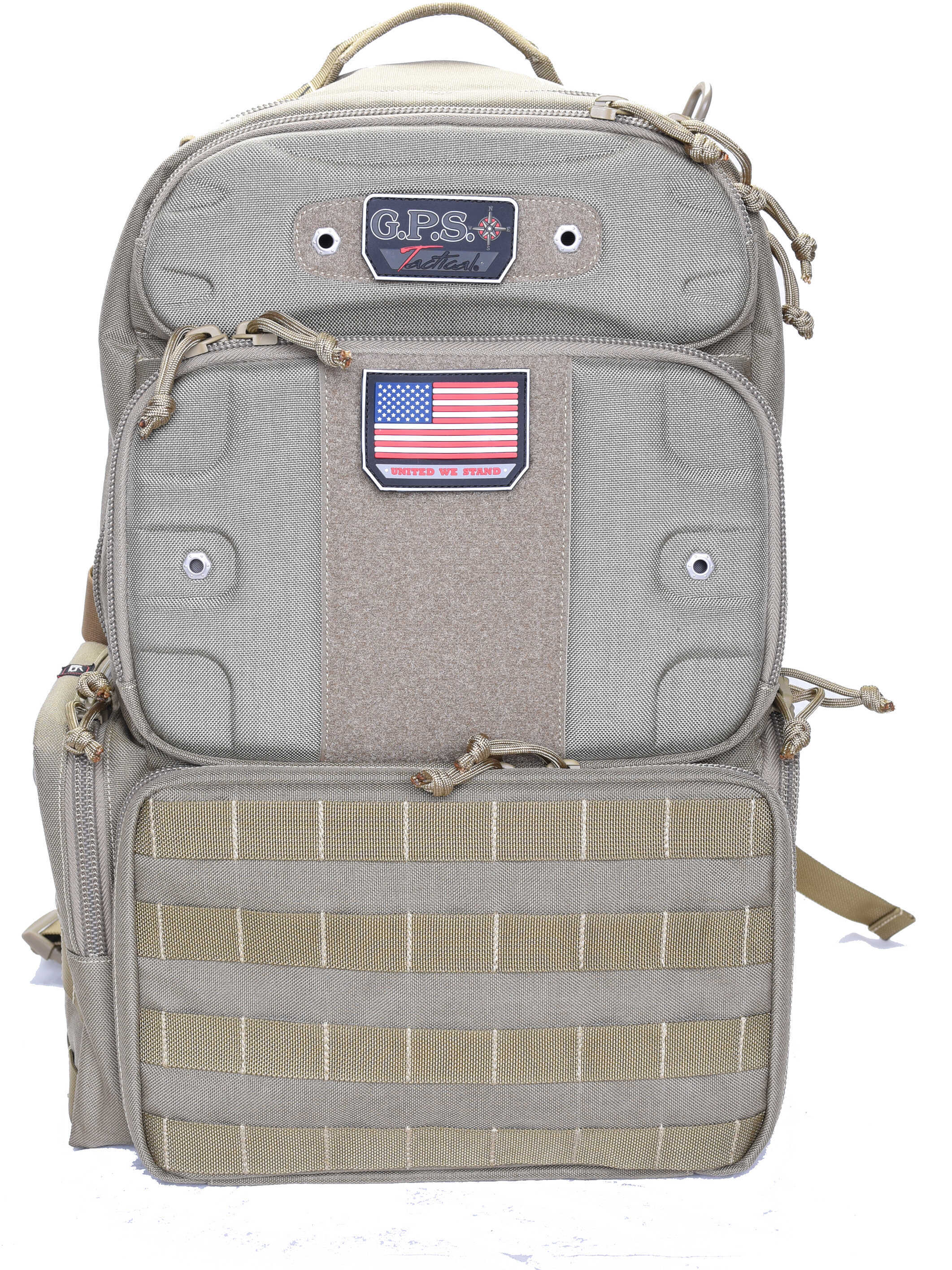 G.P.S. Tactical Range Backpack "Tall" with Waist Strap in Tan