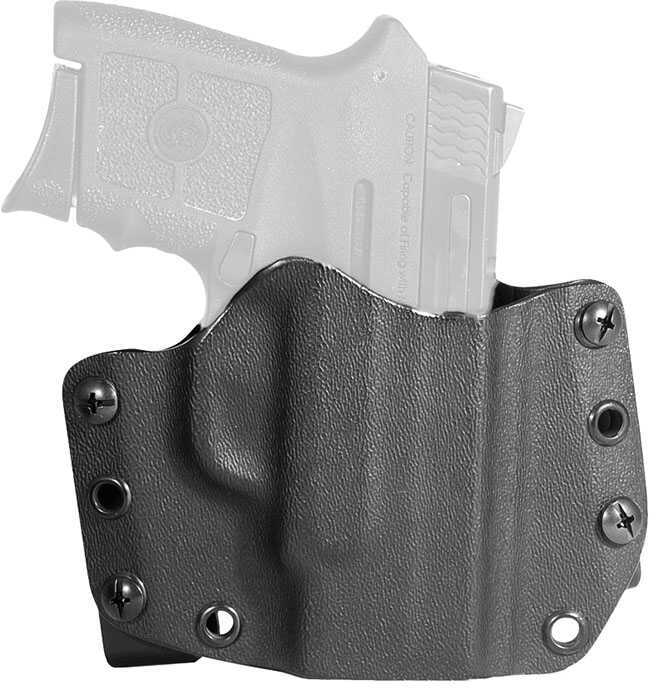 Mission First Tactical S&W Bodyguard 380 with Laser OWB Holster Right Hand Polymer Black