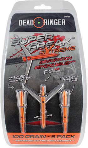Dead Ringer Super-Freak Extreme Broadhead 100 Grain 2 Blade (w/ 2.75" Cut)