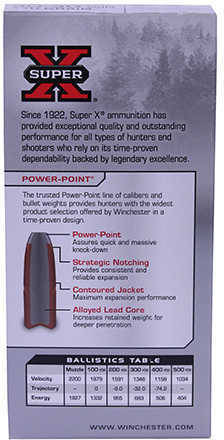 Winchester Super-X Power Point Rifle Ammunition .30-30 Win 170 Gr PSP 2200 Fps - 20/Box