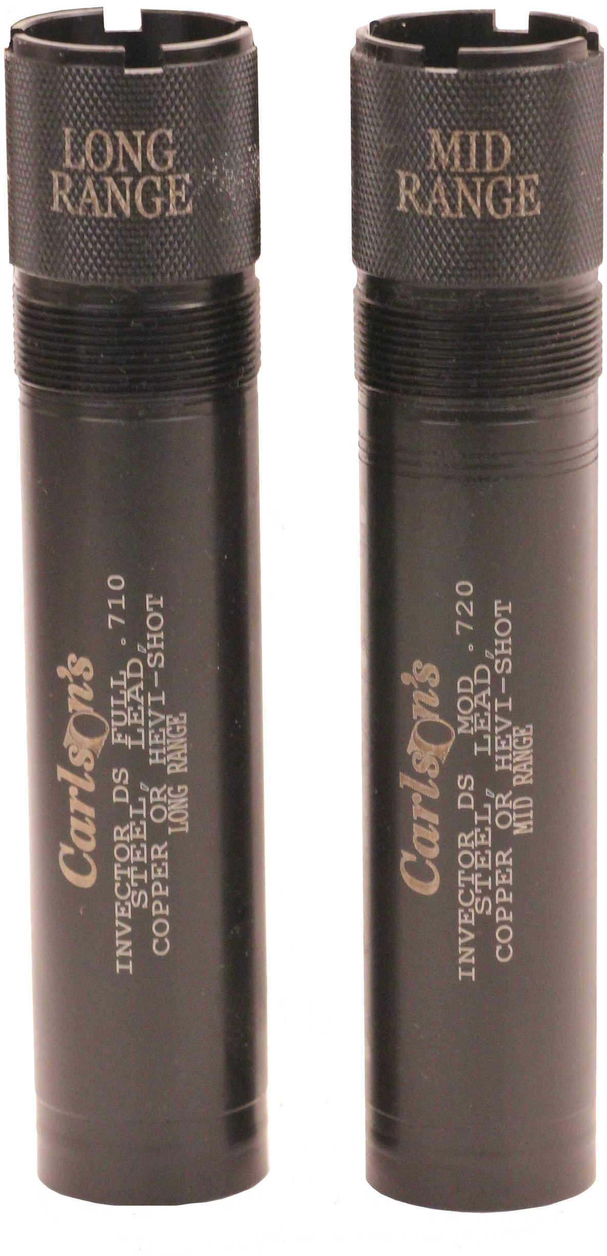 Carlsons Delta Waterfowl Extended Mid And Long Range Choke Tubes For 12 Ga Browning Invector DS 2/ct