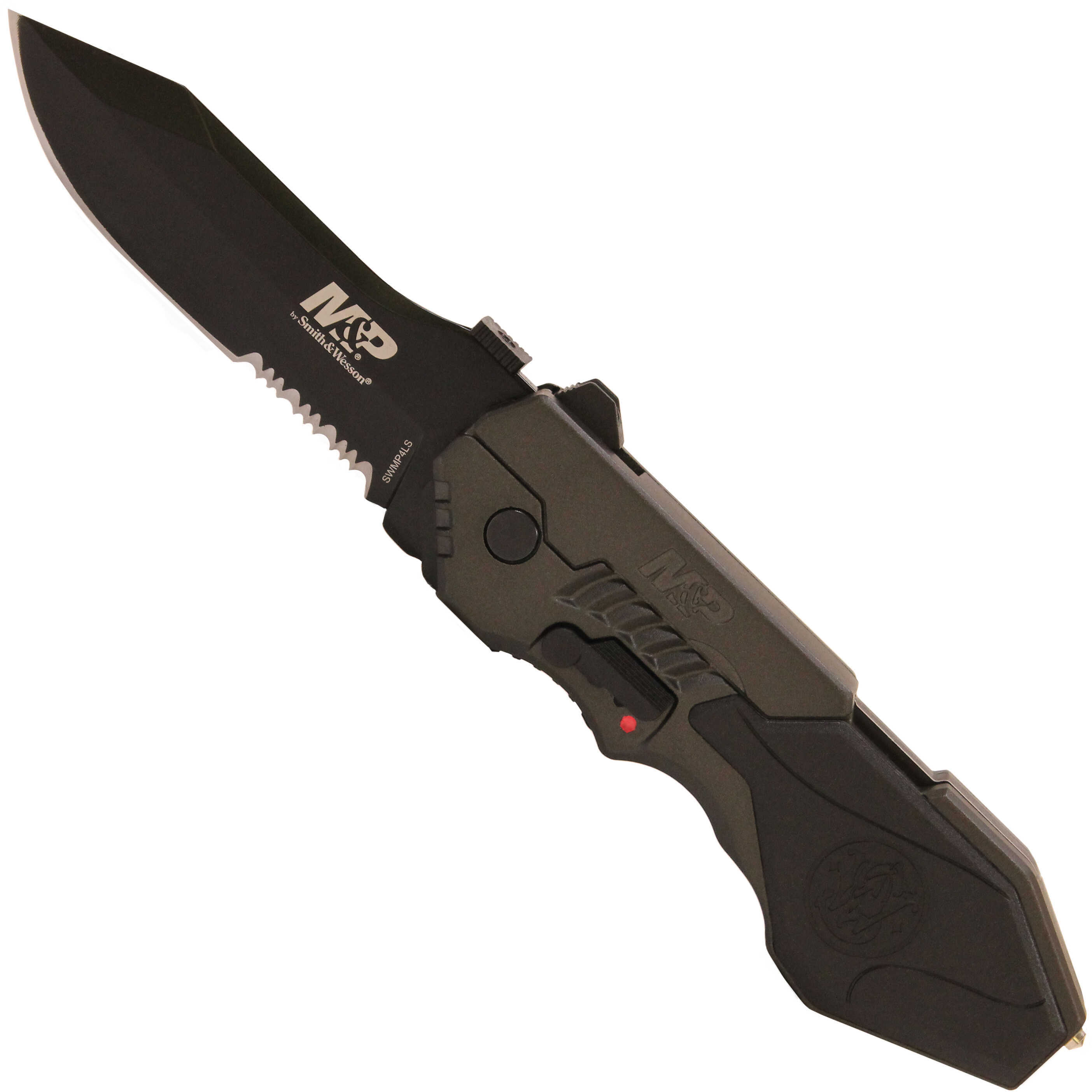 Smith & Wesson M&P M.A.G.I.C. Assisted Opening Clip Point Folding Knife 3 3/5" Blade Black