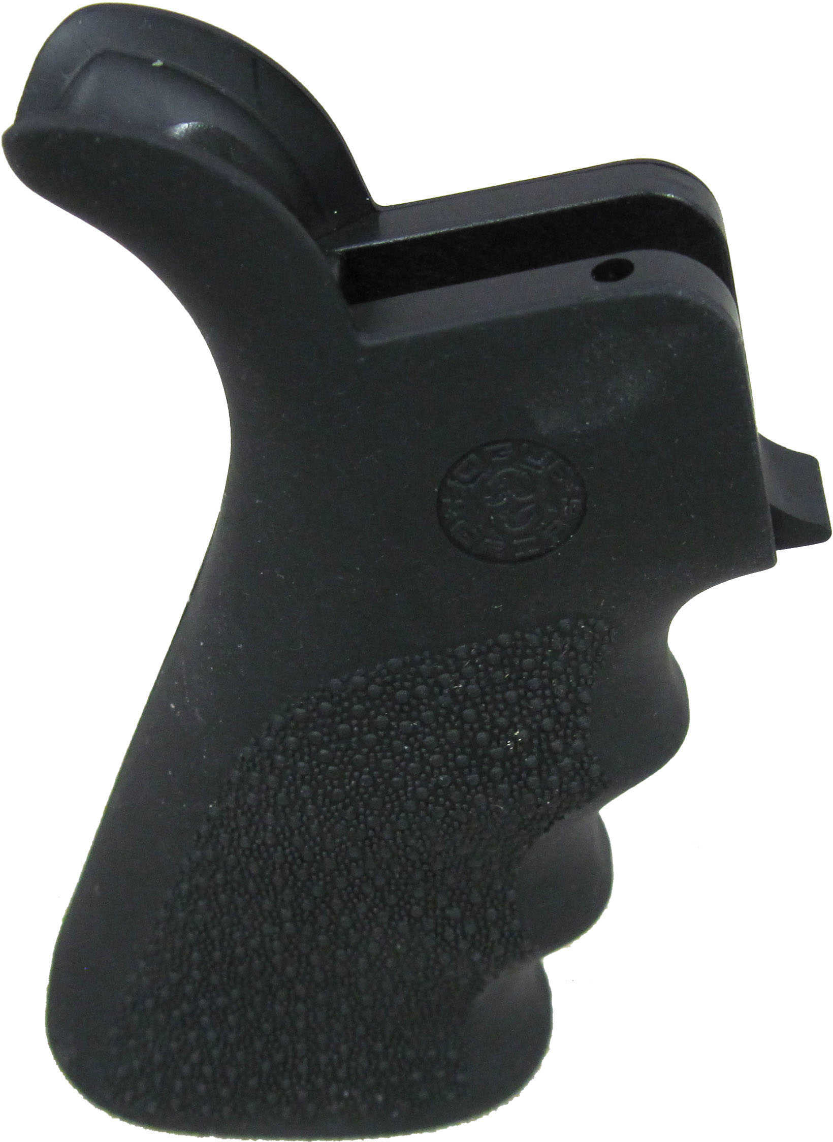 Hogue AR-15 Rubber Beavertail Grip Black w/ Finger Grooves