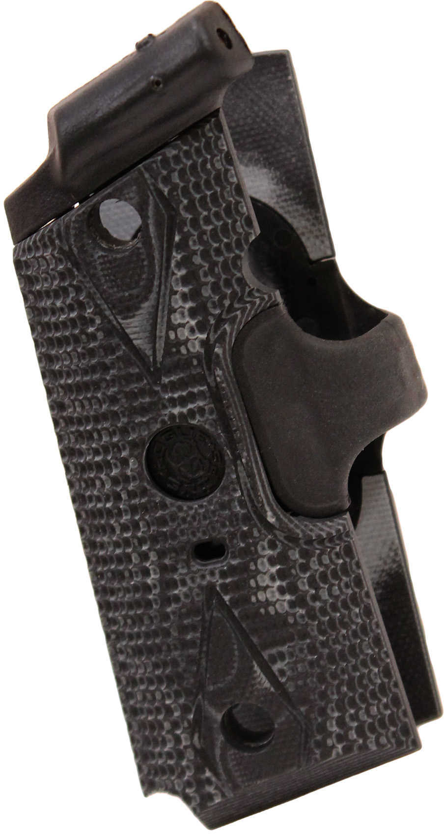 Hogue LE (Laser Enhanced) Grips Red Laser G-Mascus Black/Gray Fits 1911 Officers, Compact & Clones models 43189