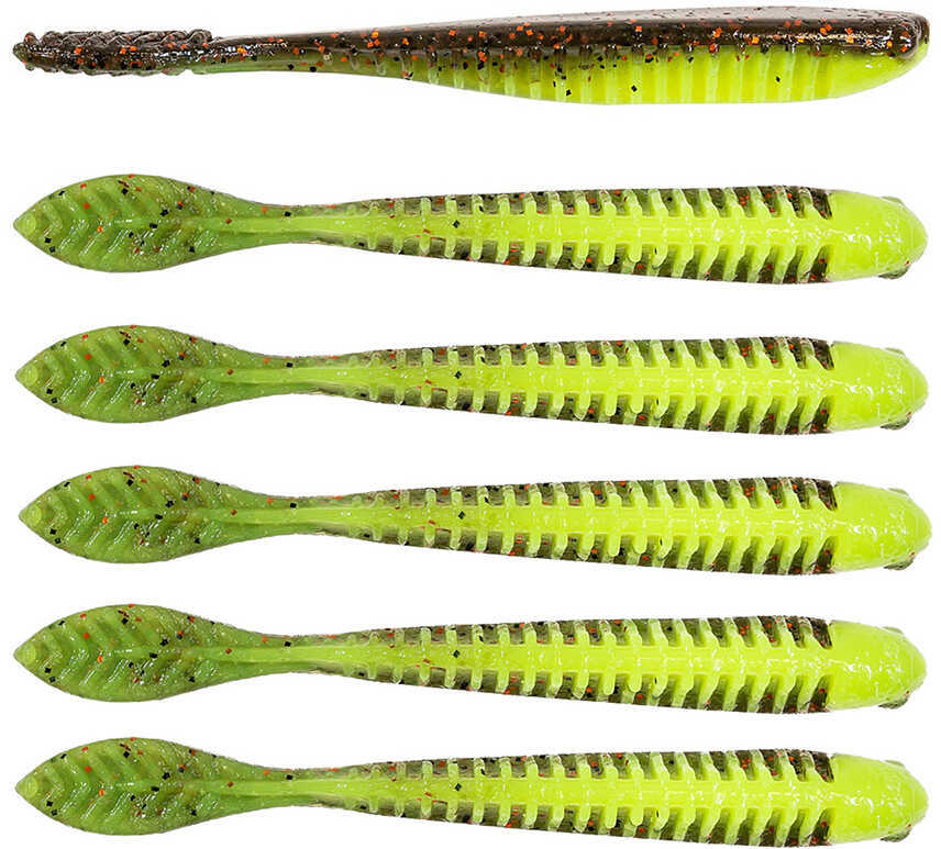 Z-Man Trick ShotZ Soft Bait Lure, 3.5-Inches, Coppertreuse, 6-Pack Md: TS35-109PK6