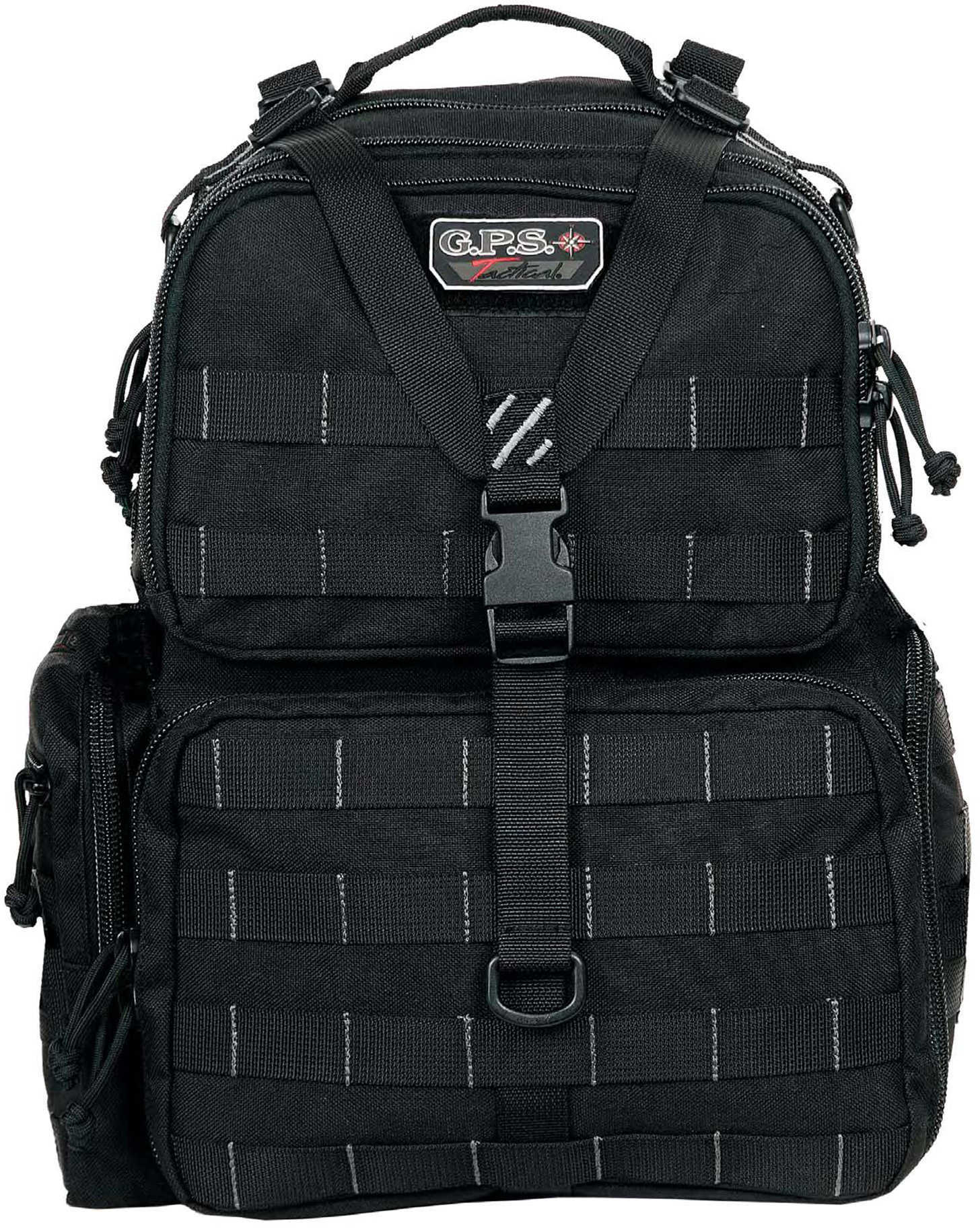 G*Outdoors GPS-T1913BPB Tactical Range Bag Black 1000D Nylon 4 Handguns