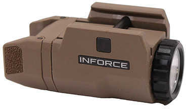Inforce Compact Rail-Mounted LED Tactical Light, 200 Lumens, Flat Dark Earth Md: AC-06-1