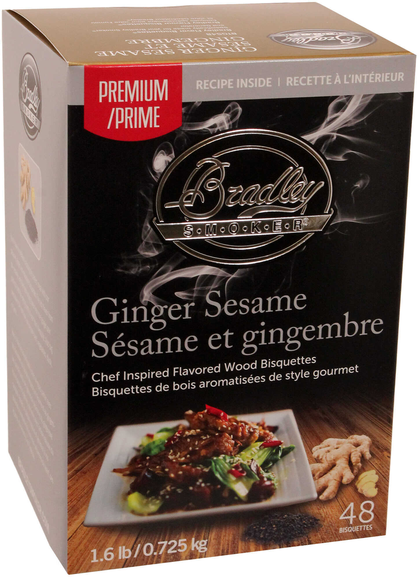 Bradley Technologies Smoker Bisquettes Ginger and Sesame, 48 Pack Md: BTGS48