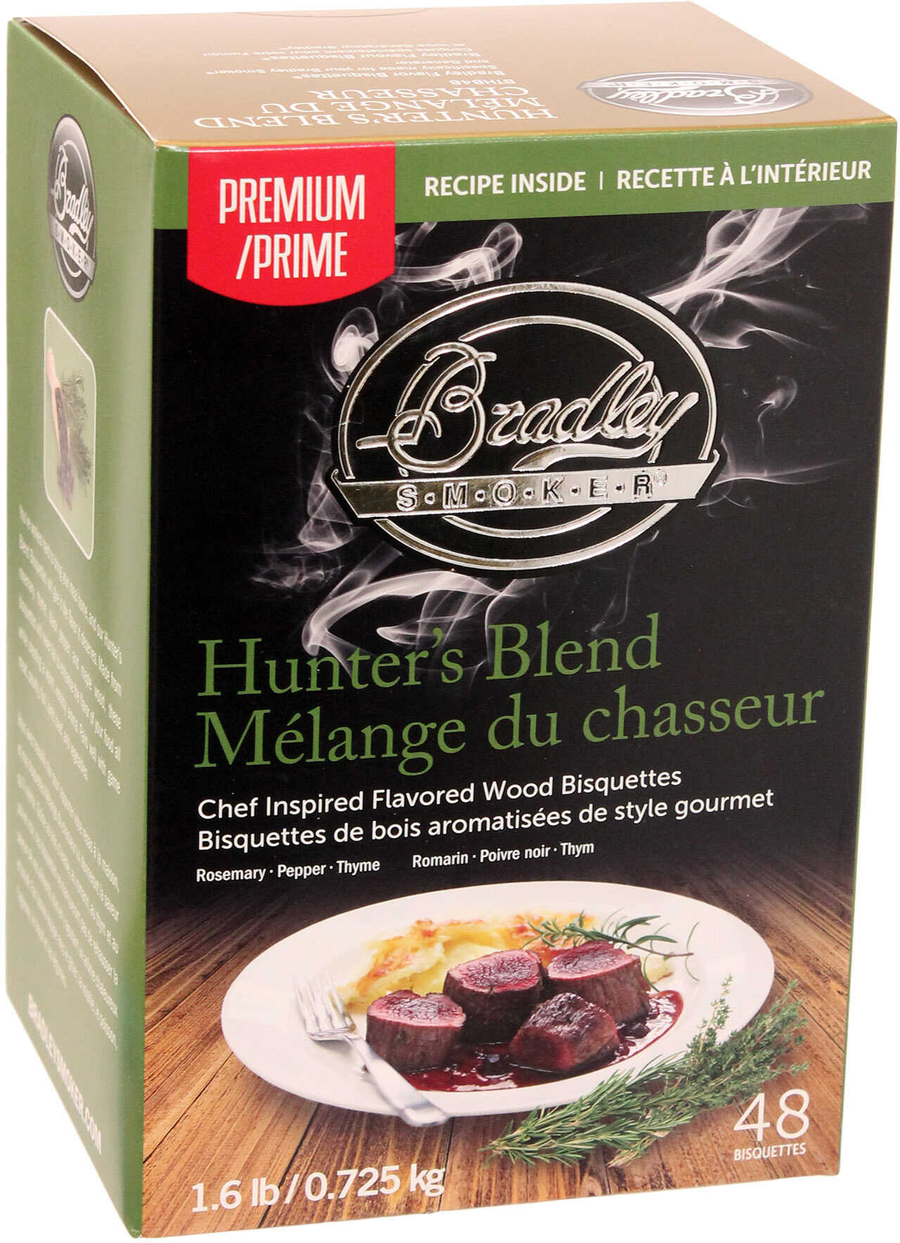 Bradley Technologies Smoker Bisquettes Hunter's Blend, 48 Pack Md: BTHB48