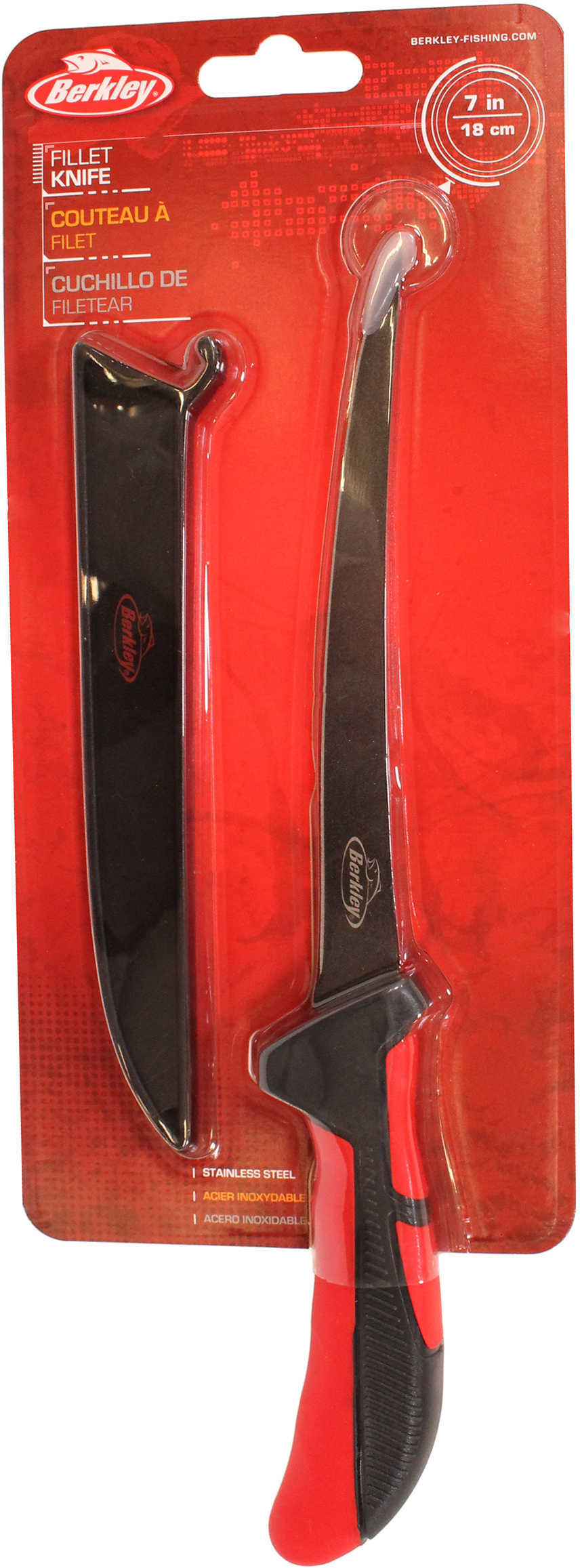 XCD FILLET KNIFE 7in w/SHEATH Model: BFG7FK