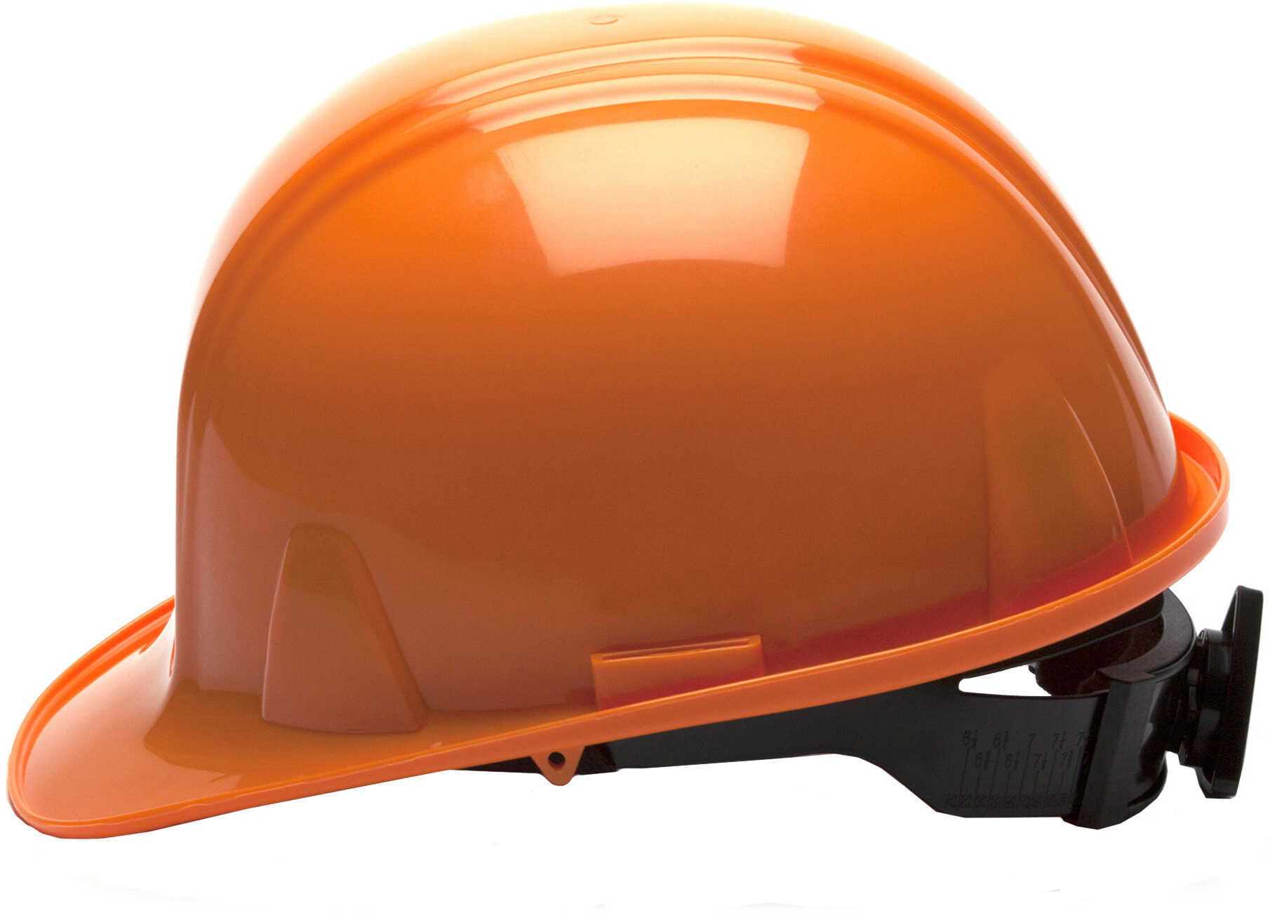 Pyramex Safety Products SL Series 4 Point Snap Lock Suspension Hard Hat Orange Md: HP14040